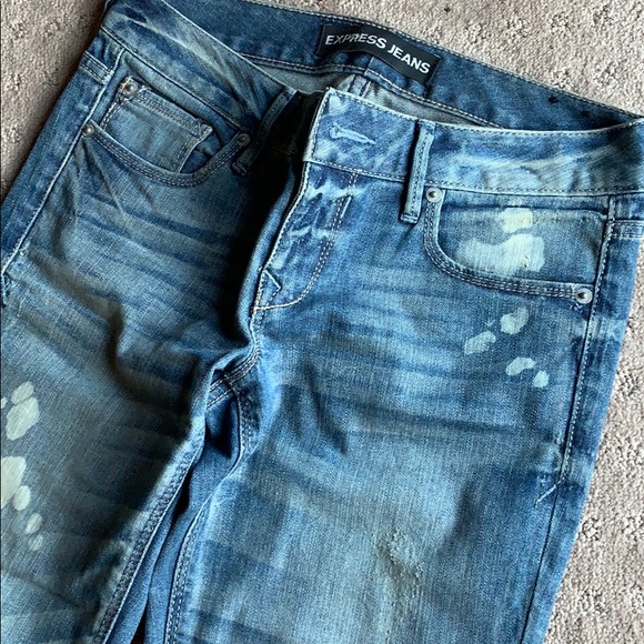 Express Stella low rise ankle skinny size 0 - Picture 4 of 7